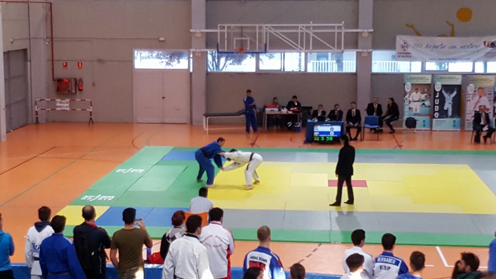 Sergio Ibañez en la Copa España Junior de Valencia