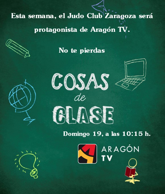 Judo Club Zaragoza en el programa «Cosas de Clase» de Aragón TV 19/05/19